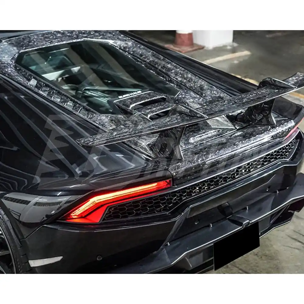 フルカーボンファイバー製フロントエンジンフードベントカバー