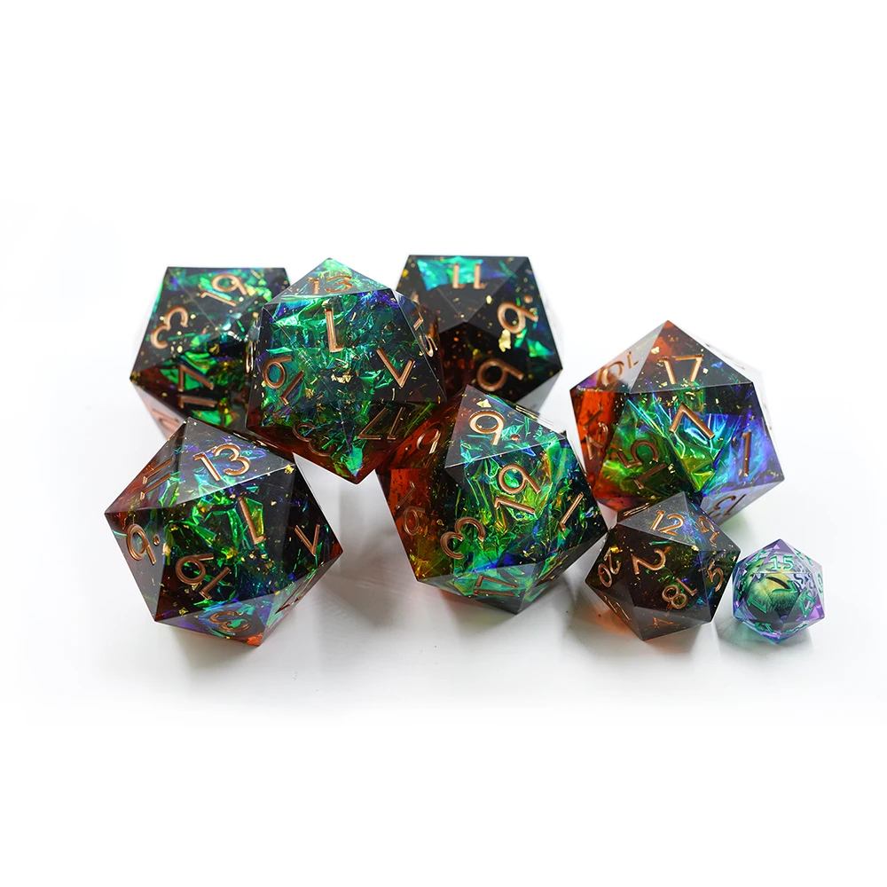 Yushun Dau gegant D20 Jumbo 50mm de gran poliedre fet de resina per a jocs de rol D&D