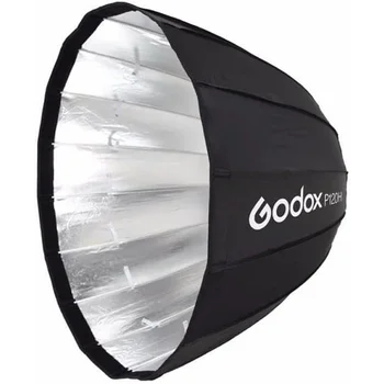 Godox P120H 48" Deep Parabolic Hi-Temperature Resistant Bowens Mount Softbox for Studio Video Flash Light