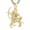 Gold single pendant