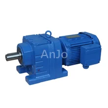 High Quality R Series Helical Bevel Gear Motor Gearbox Cast Iron Speed Reducer Factory Direct Sales