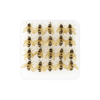 20pcs Silicone Simulation Bee Trout Fly Fishing Lure Hook 40g Bionic Bait Soft Tackle Artificial Insect Ocean Boat Fishing Carp – Soft Lure – view 4