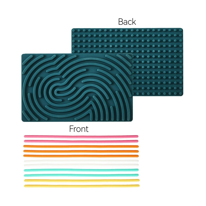 Sensory Activity Board Silicone Fidget Toy Designed For Calming Stress Anxiety Adhd Autism
