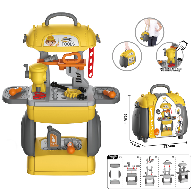 
 2020 Новое поступление 3 в 1 Обучающие ролевые игры бытовой набор инструментов игрушки для детей  