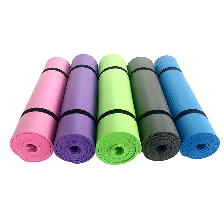 mat de yoga 1/2-Inch Extra Thick Exercise Yoga Mat fitness equipment low  price high quality NBR