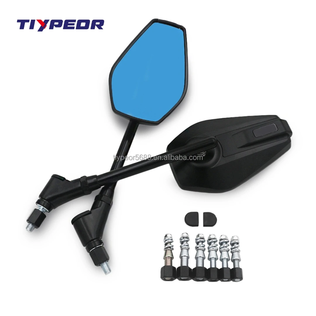 product tiypeor motorcycle cnc side mirror for scooter moped street bike back view mirror side for back view mirror-3
