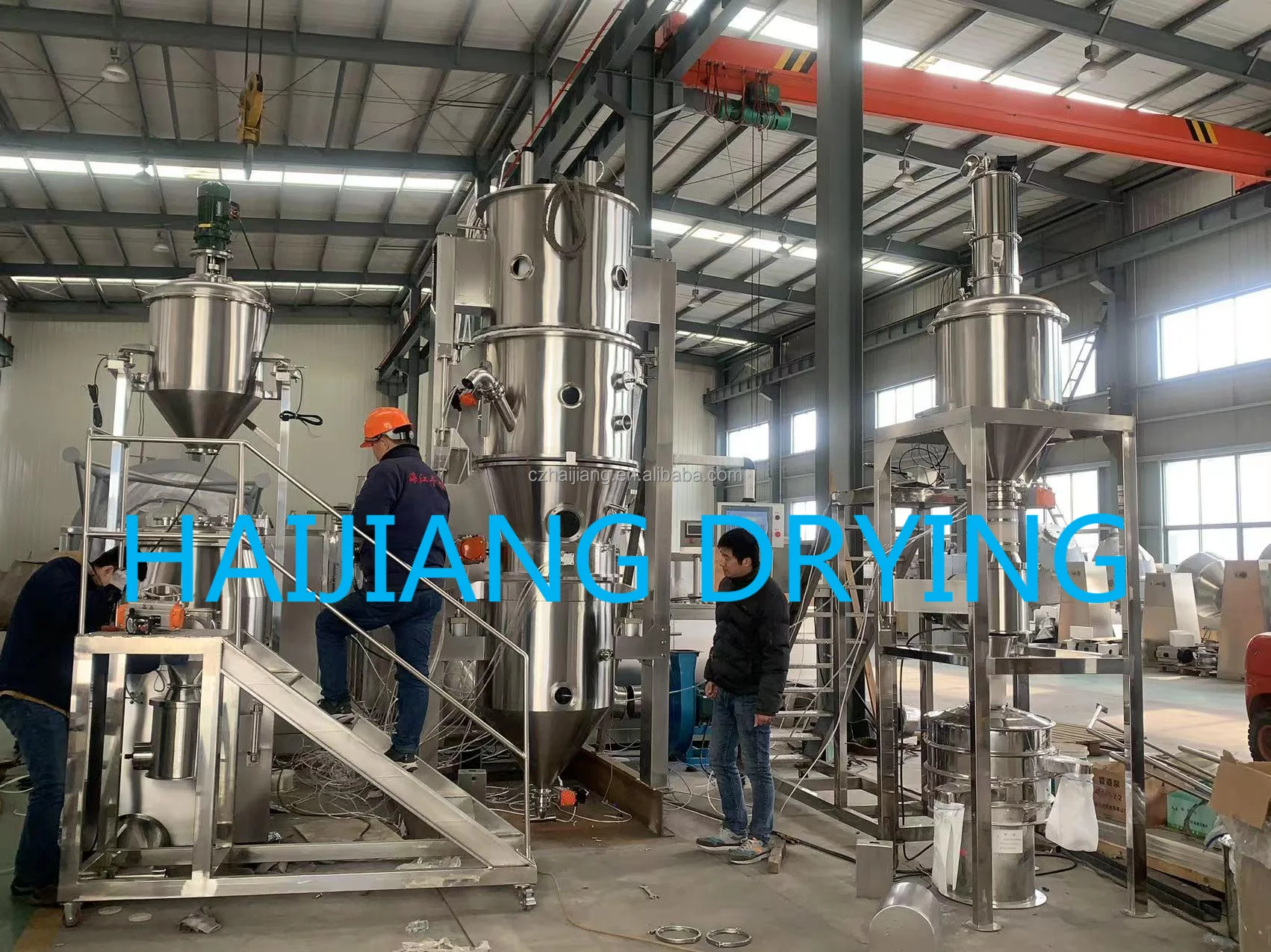 Серия GMP ZHG фармацевтическая жидкость для флюизированного покрытия сушильный и сухой гранулятор