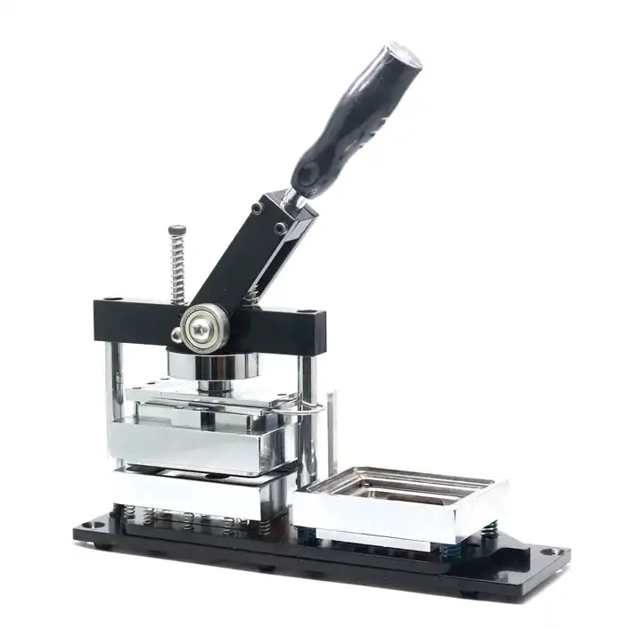 80*53mm Fridge Magnet Making Machine Rectangle Button Maker With 1 PC Cutter and 1000 PCS Magnets