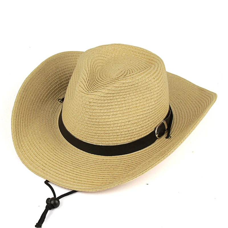 Оптовая продажа, качественные ковбойские шляпы с широкими полями от солнца в западном стиле, для взрослых