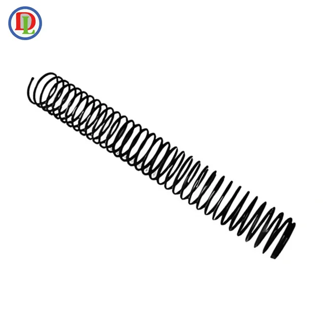 Factory Custom 3 5 10 Grids Beverage Bottle Spiral Spring 17.7 Inches OD66mm Vending Machine Motors Black Metal Coils Industrial
