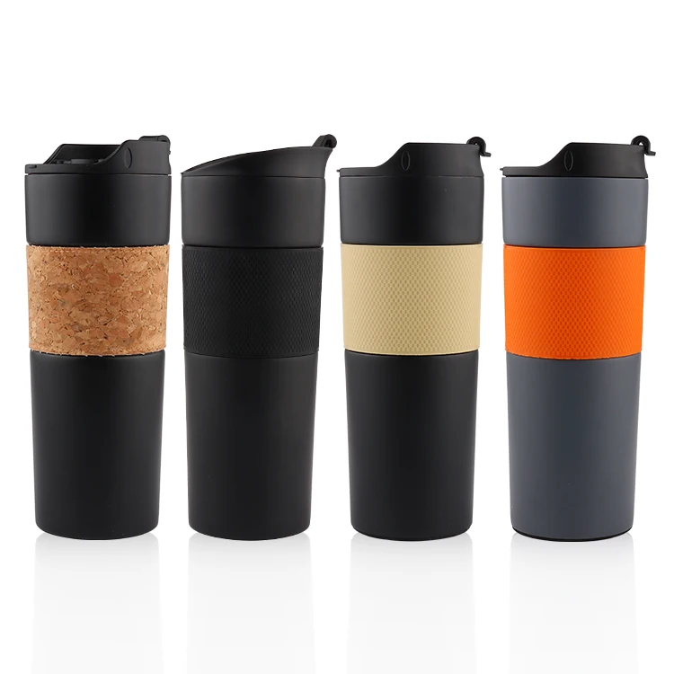 Travel Vacuum Insulated Coffee French Press Mug,Tumbler With Coffee