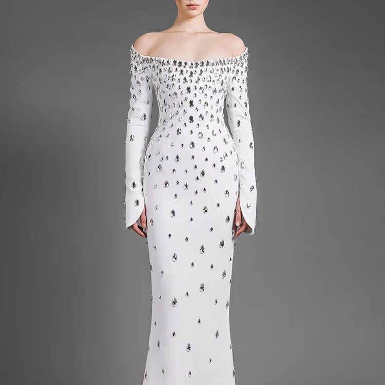 Women's Vintage Floral Embroidered Long Sleeve Islamic Dress For Ramadan And Evening Parties Floor Length Anti-pilling Polyethersulfone Care