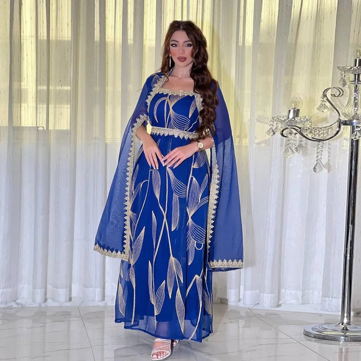 sachin and babi light blue dress Alex Evenings Crinkle Taffeta Gown Emerald Green / 6 main image 1