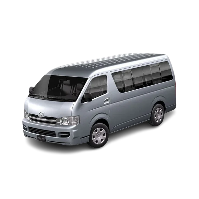 13 Seats Gasoline Toyota Hiace Used Mini Bus With Automatic