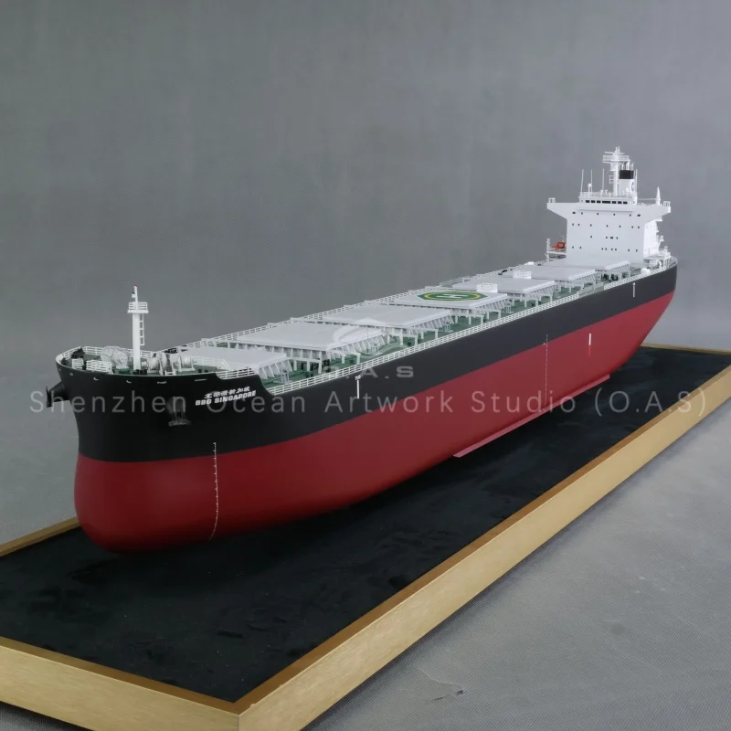 Highly detailed bulk carrier model, carefully built by professional boat builder with precise gross tonnage design. Authentic watercraft craftsmanship, clear bottom view of ship to show realistic structure. Made of premium material, suitable for office display, collection and shipping gifts. Support custom color, logo and scale. Professional factory production, ideal for maritime and logistics enterprises, perfect for exhibitions and business souvenirs.Amber@vesselmodel.com Tel: +86 18038048785
