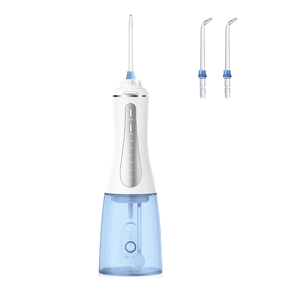 350ml Capacity  Portable Oral Jet Pik Teeth Whitening Machine Cordless Rechargeable Water Dental Flosser