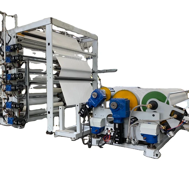 900mm Automatic PVC composite backed carpet production line for nonwoven carpet Stone Paper Production Line Manufacturer