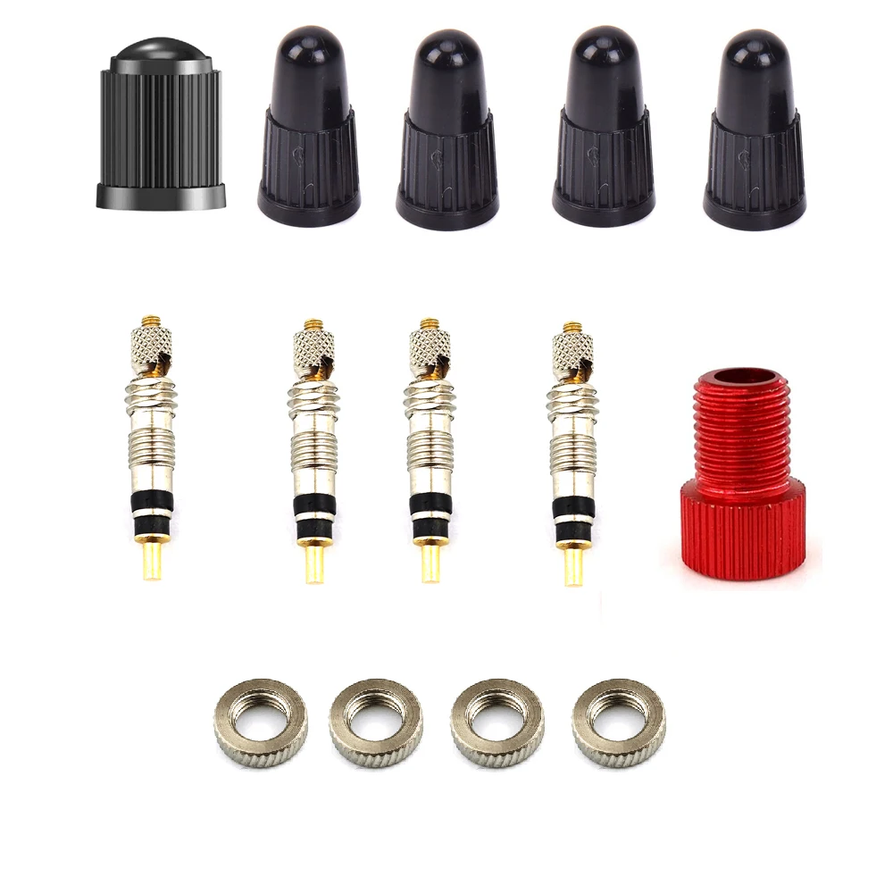 1 Набор вакуумных банок Портативный MTB велосипед ремонт шин инструментов золотник адаптер крышка