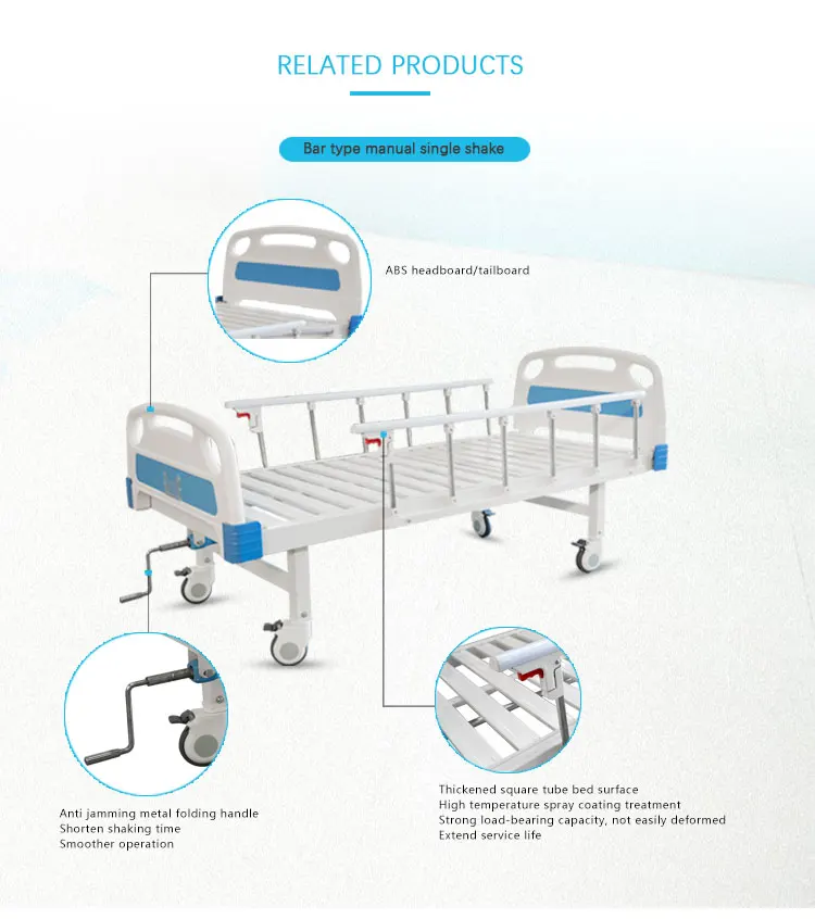 Multi-functional medical hospital Patient Bed abs patient Nursing Care Elderly Nursing Room hospital bed For Home