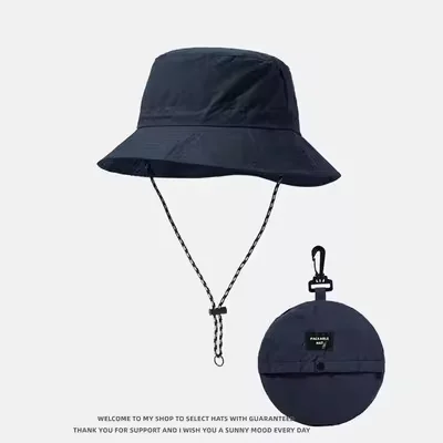 帽子 OVY Nylon Water-Repellent Bucket Hat Cotton Nylon Water-Repellent Bucket Hat (black) | OVY