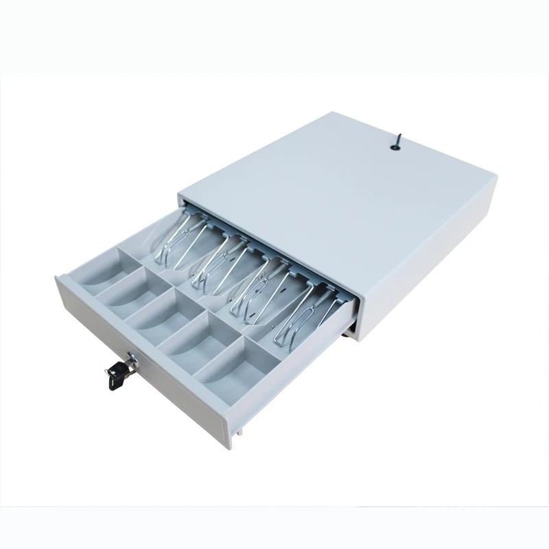 
 Заводская цена, черно-белая система кассовых терминалов, 5 монет, 4 отделения для банкнот, металлический кассовый ящик  