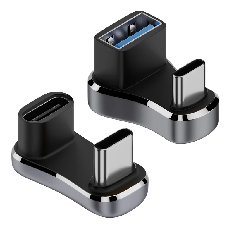 U Shape USB Type C Adapter 65W Fast Charging Adaptador Otg Data Transfer USBC Connector for Phone Tablet Cabo Usb Tipo C