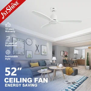 1stshine Ceiling Fan Fancy 3 Wooden Blades Quiet Dual Easy Installation Ceiling Fan with Remote Control