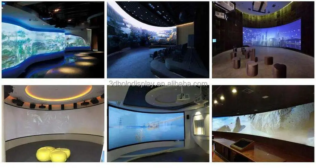 220 Degree Multi-Channel Simulator Screen - Custom Sizes