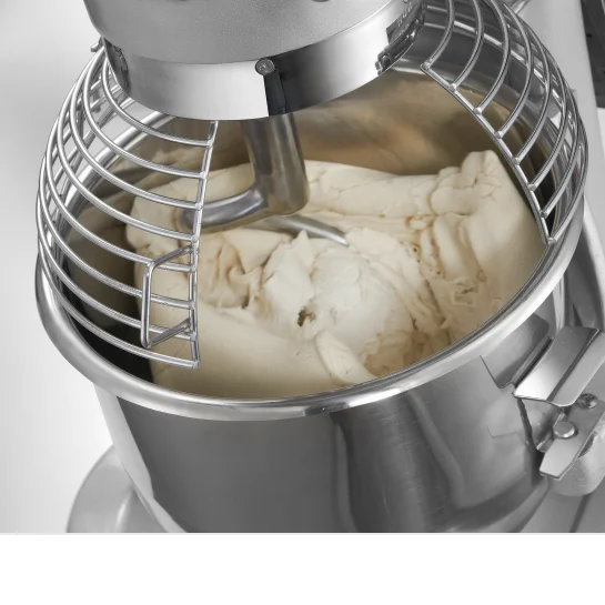 60L Dough Mixer with Removeable Blades Time Controlled Spiral Dough Mixer 25kg Dough Mixer Household with Accessories