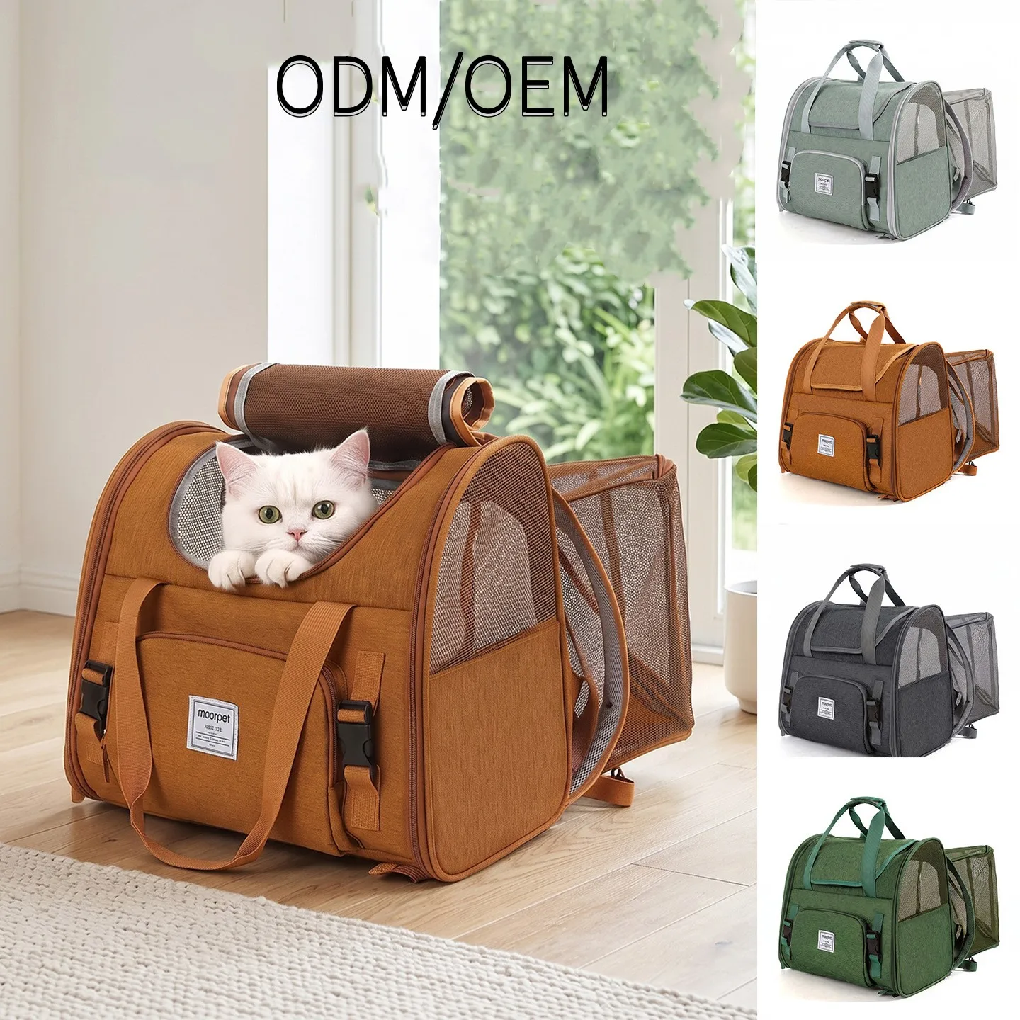 Manufacturer direct supply cat bag dog bag portable breathable large-capacity pet backpack for cats