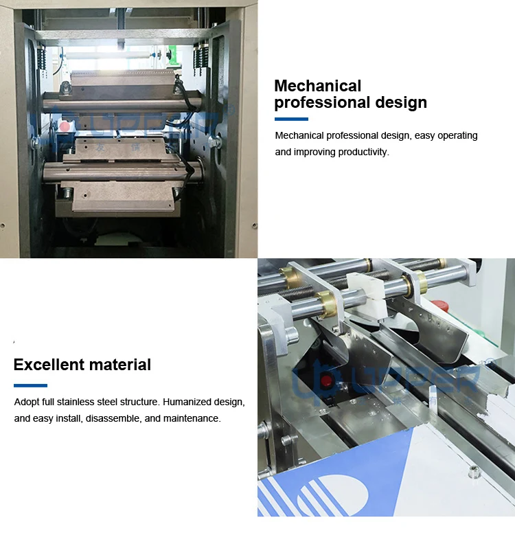 Full Automatic Dates Packaging Machine Horizontal Bread Packing Machinery for Wholesales