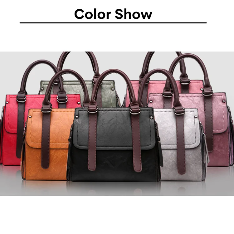 Customization Tote Women Hand Bags Fashion Shoulder Ladies Pu Leather ...