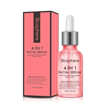 Biosphere All in one Anti Aging Acne Dark Spot Removal Pigmentation Whitening Skin Vitamin C Brightening Face Serum