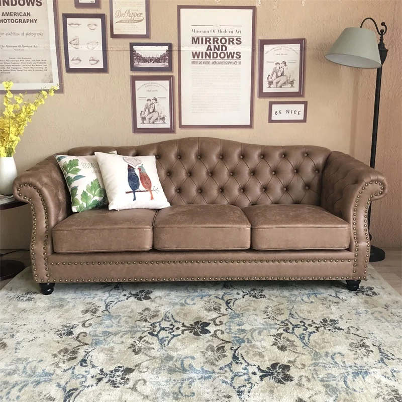 Annbor, американский классический диван chesterfield для гостиной, роскошная мебель для отеля