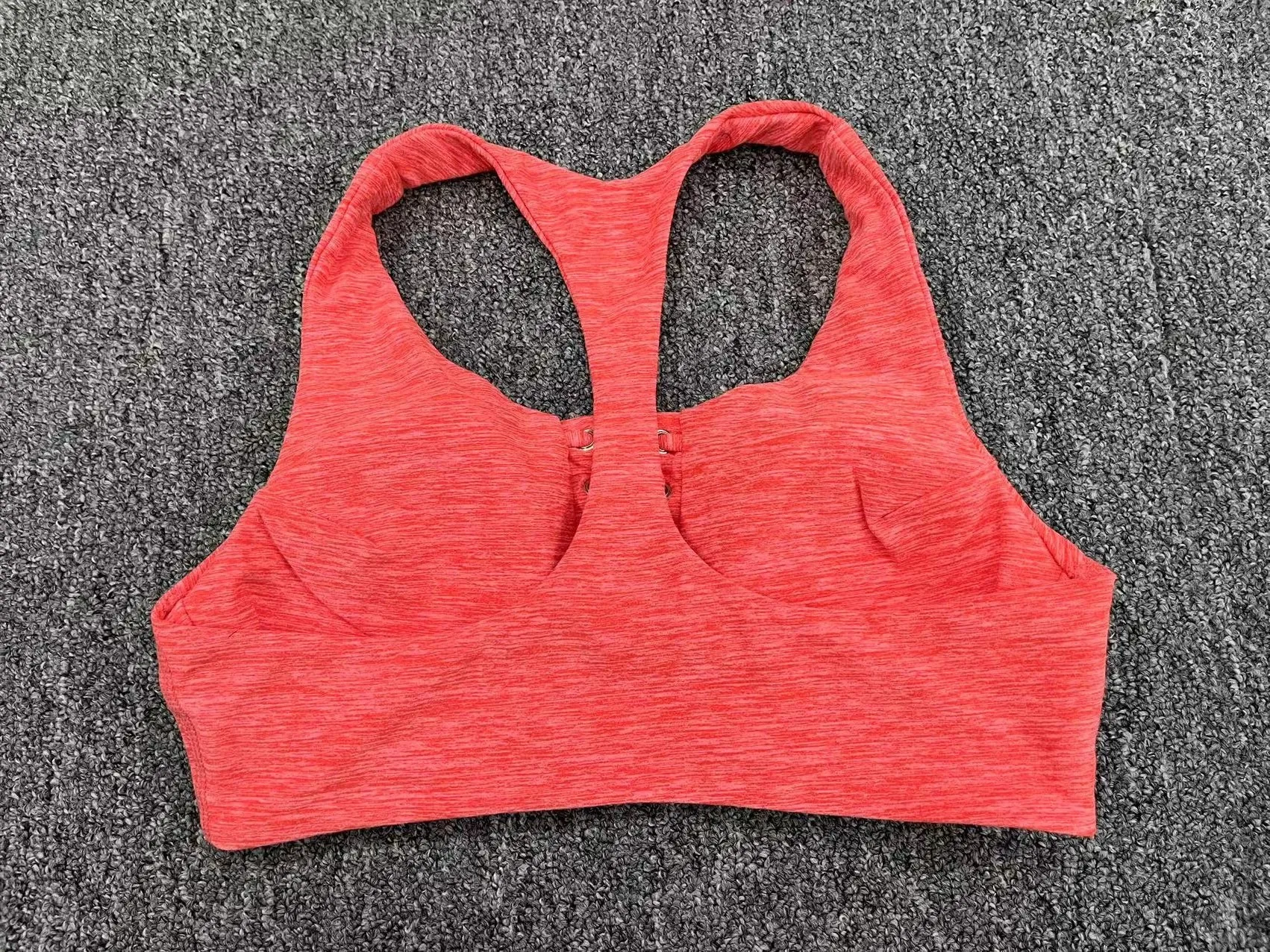 Wholesale Custom Women Running Gym Yoga Bra Athletic Workout Fitness Crop Supportive Removable Pads Fixed Lace Up Sports Bra manufacture