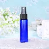 Blue bottle + black cap