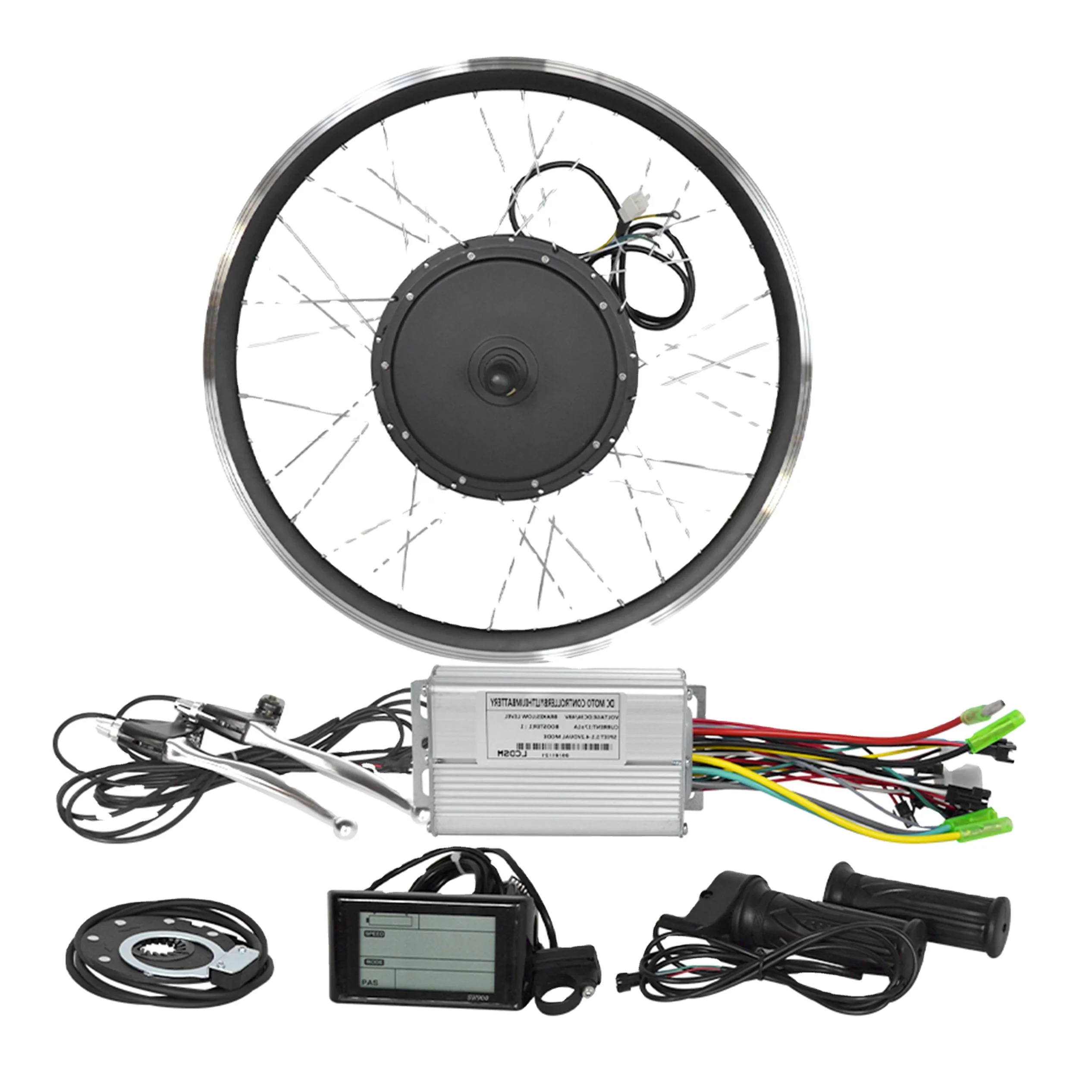 electric bicycle conversion kit suppliers 3000W Direct-Drive Ebike (4000W Peak) Rear / 26" MTB / None Experience extreme power with our 3000W 60V Direct Electric Bike Kits
