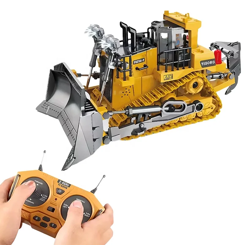 RCトラックタイプトラクター（合金製） RCトラックタイプトラクター合金エンジニアリングブルドーザー9CH