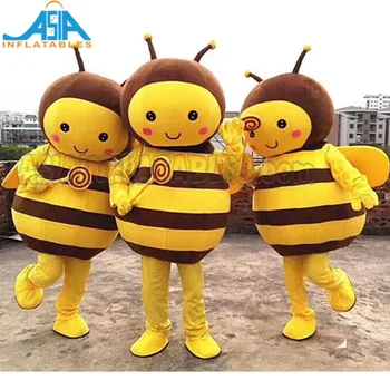 Lovely Bee Yellow Cat Mascotte Costumes Mouse Cosplay Mascot Costumes For Kids