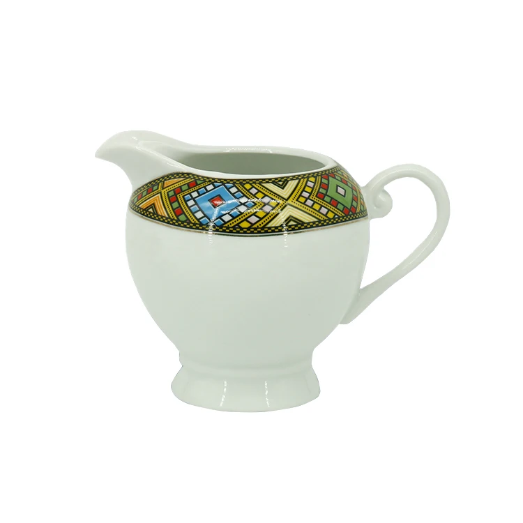 ethiopian eritrean coffee cups tilet edition full set 17pcs comes with 6 cups 6 saucer coffee and sugar+milk pot