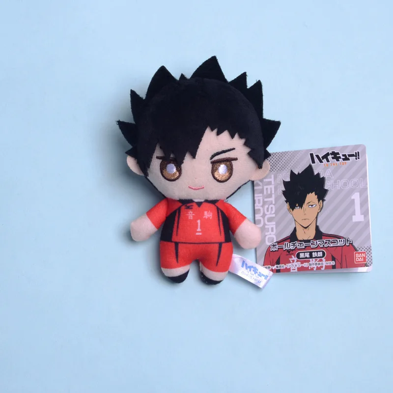 7 видов конструкций 10 см Haikyuu плюшевая кукла на заказ игрушка для маленьких детей милые Hinata Shoyo аниме плюшевый брелок