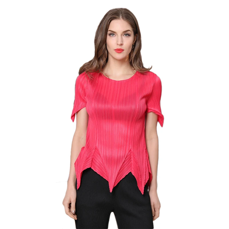 De Moda Calidad Superior Irregularidad Mujer Blusas 2018 - Buy Blusas Para Mujer Product on Alibaba.com