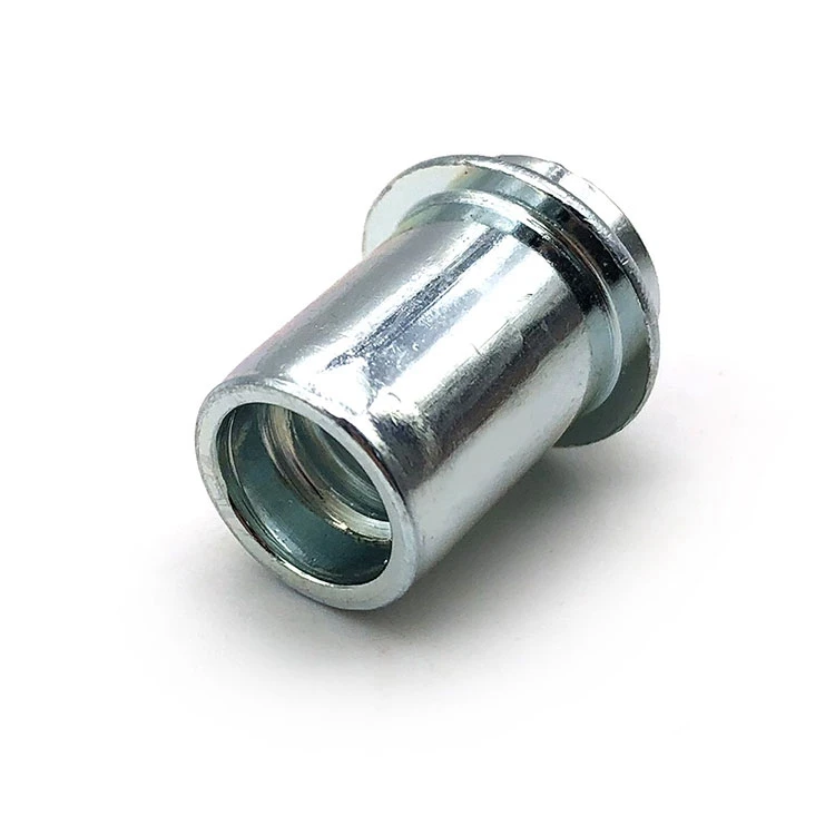 China Factory Oem Odm Fastener Customized Flat Head Hexagon Round Hex Through hole Brass Stainless Steel Blind Rivet Nut