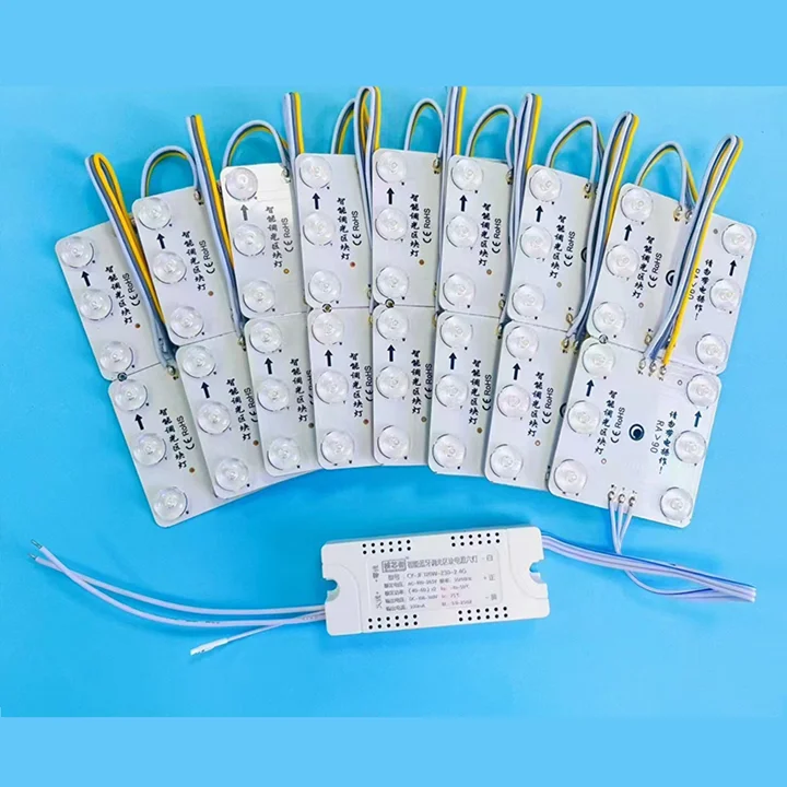 product 10v 220v led module remote controlled 6 led white yellow multi chip modular lights for hotel light landscape lights-8