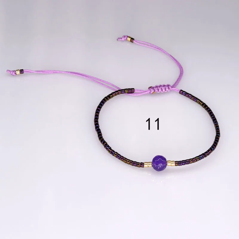CATCHY & CRAFTY Braccialetti Elasticizzati In Cristallo – Set Impilabile Colorato – Perline Di Vetro – Regalo Per Donna E Amica - 5