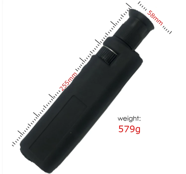 Optic Fiber Inspection Microscope Micro Scope Inspection Microscope 400X Magnifying Fiber Microscope for 1.25mm and 2.5mm