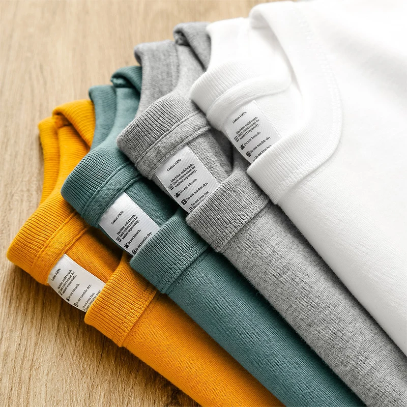 Custom Sublimation 100% Cotton T Shirts for Men Blanks Oversized T-Shirts Plus Size Men's T-Shirts Custom T Shirt