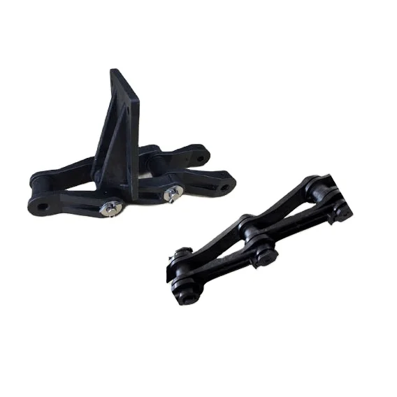 The chain pitch is 152.4, with excellent wear resistance. The product consists of three parts, is easy to install, and has a breaking force greater than 3T