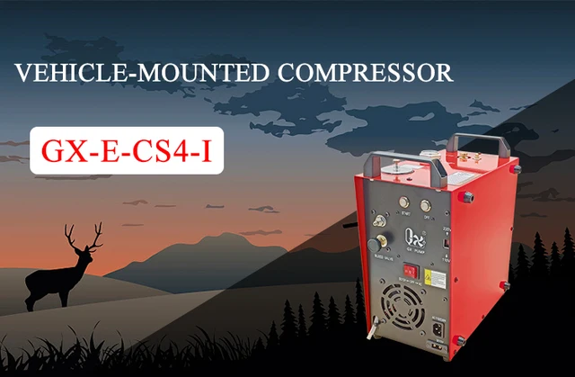 Compresseur d'air PCP portable, pompe GX, CS4, 5800Psi, 40Mpa,  refroidissement par eau et gérancooling, arrêt automatique, 220V, 110VAV,  12VDC - AliExpress