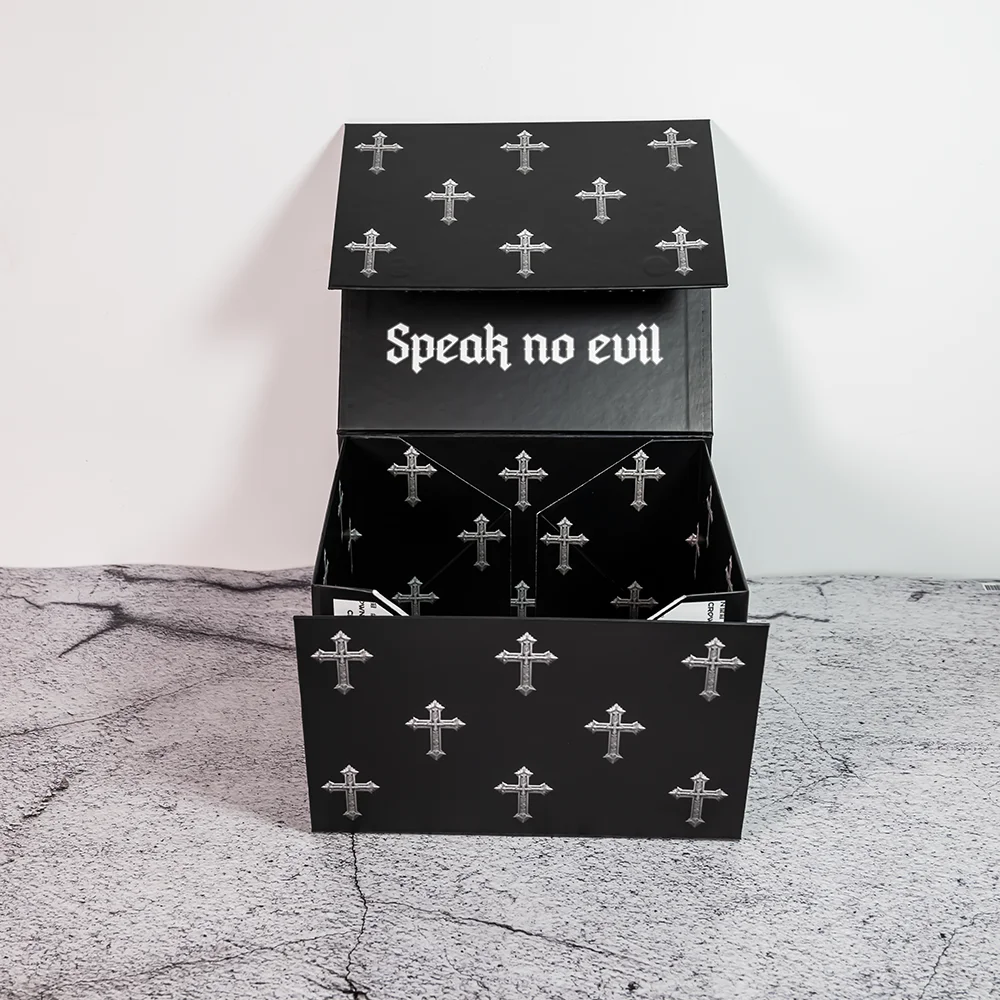 product elegant religious cultural angles anti scratch matte film uv printing coated paper folding magnetic rigid bible item gift box-7